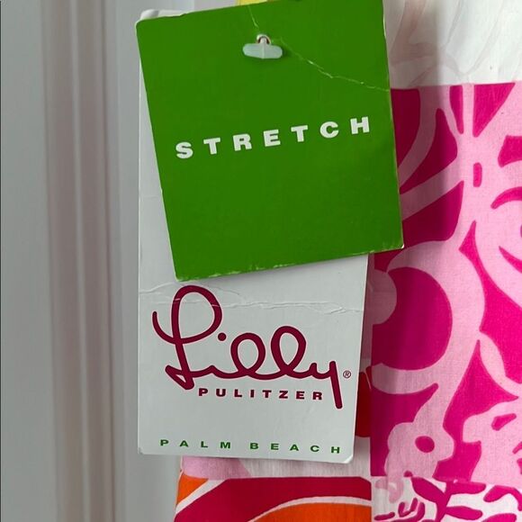 Lilly Pulitzer Palm Beach Rory Skort Multi Kings King Court Patch  SZ 8 Stretch - Picture 8 of 14